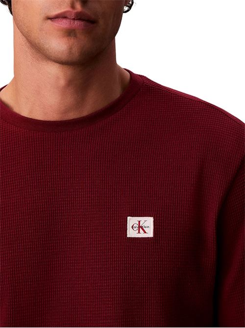 Maglia vino in cotone Calvin Klein Jeans | LV040EM217WCV